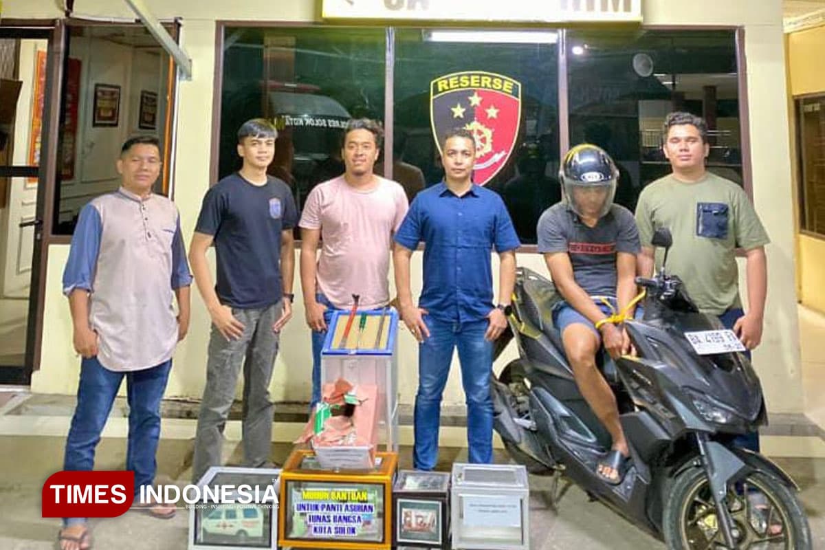 Meresahkan Warga, Polres Solok Kota Berhasil Ringkus Pelaku Pencurian Kotak Amal