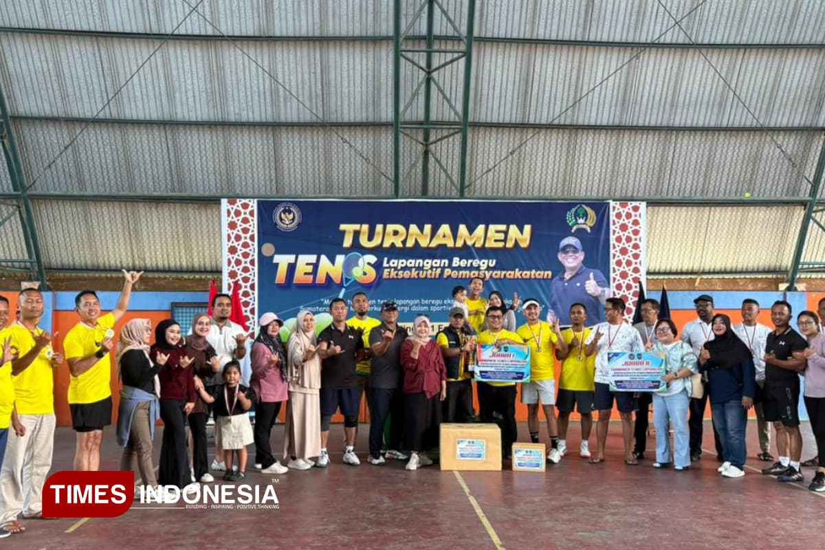 Terus Berprestasi, Lapas Solok Raih Juara I Turnamen Tenis Eksekutif Pemasyarakatan
